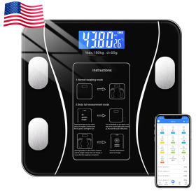 Digital Body Weight Scale Backlit Display Bathroom Scale High PrecisionBluetooth