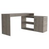 L-Shaped Desk Desti, Office, Light Gray