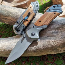 X49 Wooden-handled Folding Knife