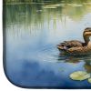 Mother Duck Dish Drying Mat Absorbent Dish Drying Mat Pad for Kitchen Counter Dish Drainer Mat for Countertop, 14 x 21", Multicolor