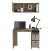 Office Set Budest, Office, Light Oak / Taupe