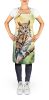 Eastern Screech Owl Apron Cooking Kitchen Server Baking Crafts Gardening for Adult Women Men, Unisex, Large, Multicolor