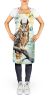 LongEared Owl Apron Cooking Kitchen Server Baking Crafts Gardening for Adult Women Men, Unisex, Large, Multicolor