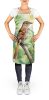Georgia Brown Thrasher Apron Cooking Kitchen Server Baking Crafts Gardening for Adult Women Men, Unisex, Large, Multicolor