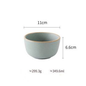 Pure color matte ceramic plate (Option: 18Style)