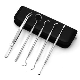 Stainless steel dentist tool set dental mirror (Option: 5pcs set)