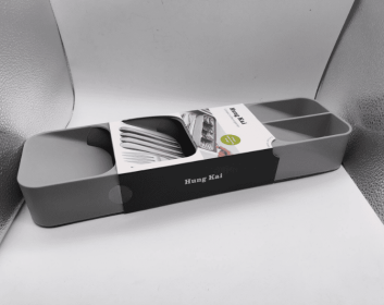 Drawer Storage Box (Option: Grey 2pcs)