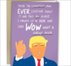 Orange Flowers Mother's Day Greeting Card (Option: Trump)