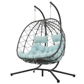 Two Person Hanging Egg Chair (Option: W420P272583)
