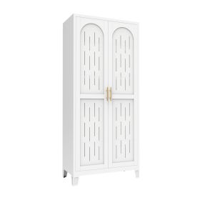 2 Shapely Doors Cabinet (Option: Vertical hole)
