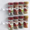 4pcs/set Universal Spice Jar Clips; Useful Organizer And Dispenser For Refrigerators; No Screws Needed