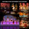 LED Lighted Liquor Bottle Display Shelf, 37 Inch Bar Display Shelf, DIY Illuminated Bottle Shelf with App & Remote Control