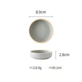 Pure color matte ceramic plate (Option: 26Style)